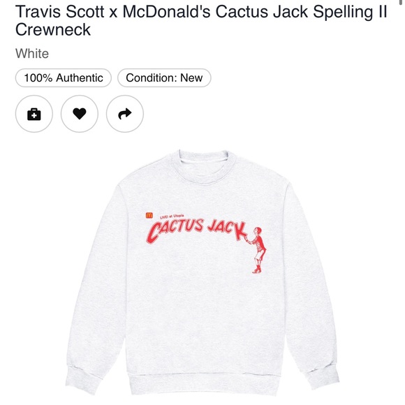 Cactus Jack McDonald’s Crewneck - Picture 3 of 5